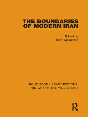 cover image of The Boundaries of Modern Iran